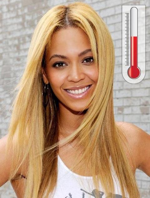African American Blonde Straight Wigs