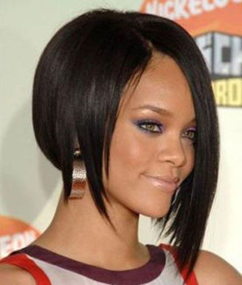 Assymetrical Bob Style Lace Wigs for Black Women