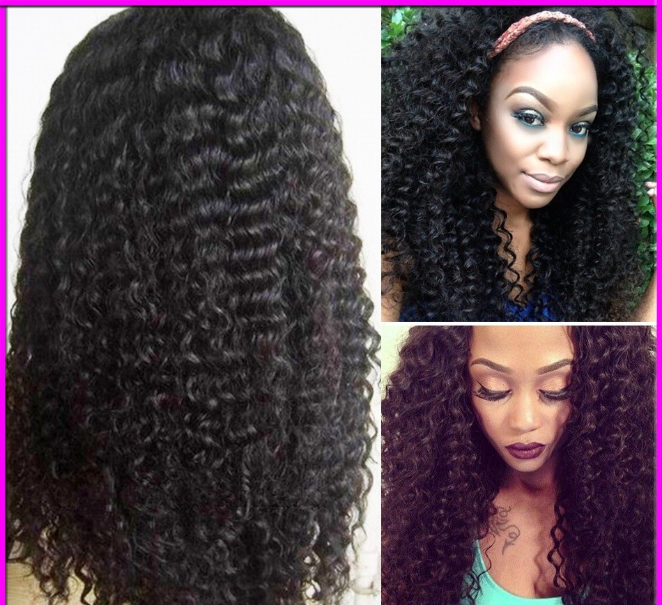 Curly Silk-Top Lace Wigs for Black Women