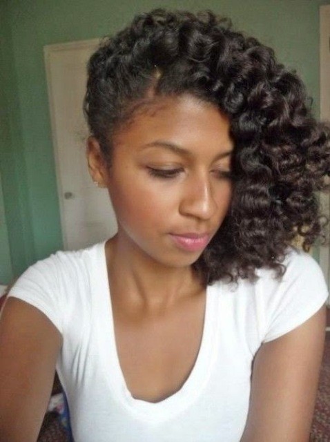 PIN CURLS LONG-HAIRSTYLE FOR BLACK WOMEN