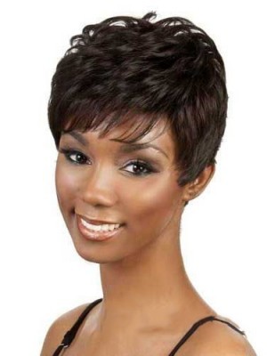 Short Wig Curly-Hairstyle For Black Women
