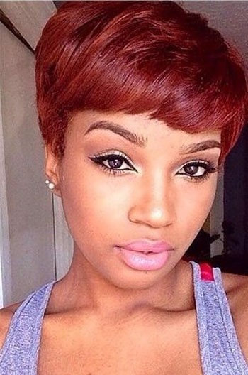Short Wig Hairstyles with Color For Black Women