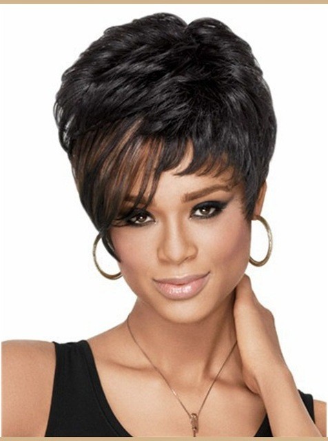 Short Wig Wavy-Hairstyle For Black Women