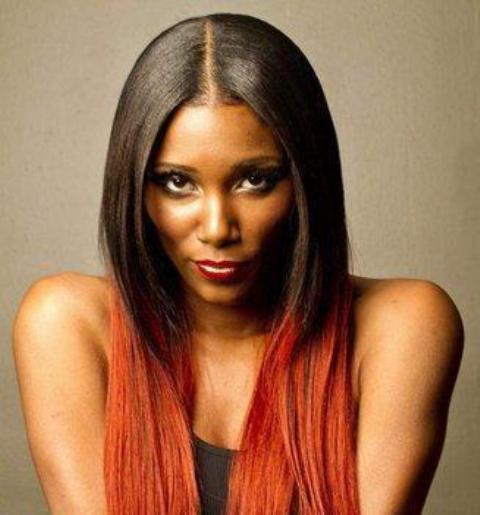 Straight Ombre Lace Wigs for Black Women