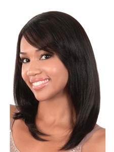 straight African American Remy Human Hair