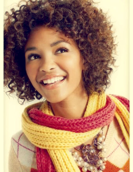 BEST SHORT CURLY HAIRSTYLE FOR BLACK GIRLS