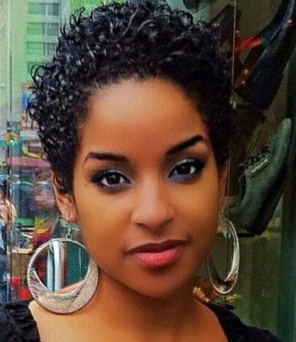 BEST SHORT CURLY HAIRSTYLE HEART FACES BLACK WOMEN