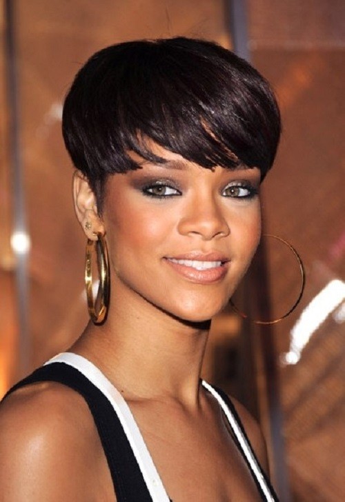 BEST SHORT HAIRCUT WITH FULL BANGS AFRICAN AMERICAN
