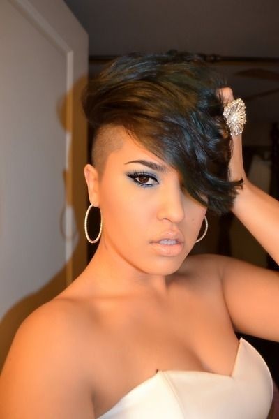 BEST SHORT MOHAWK HAIRCUT WITH HIGHLIGHTS AFRICAN AMERICAN