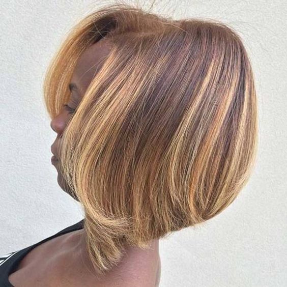 Ombre Bob Haircut For Black Women