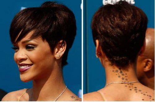 TREMENDOUS SHORT COLORED HAIRCUT FOR THICK HAIR AFRICAN AMERICAN