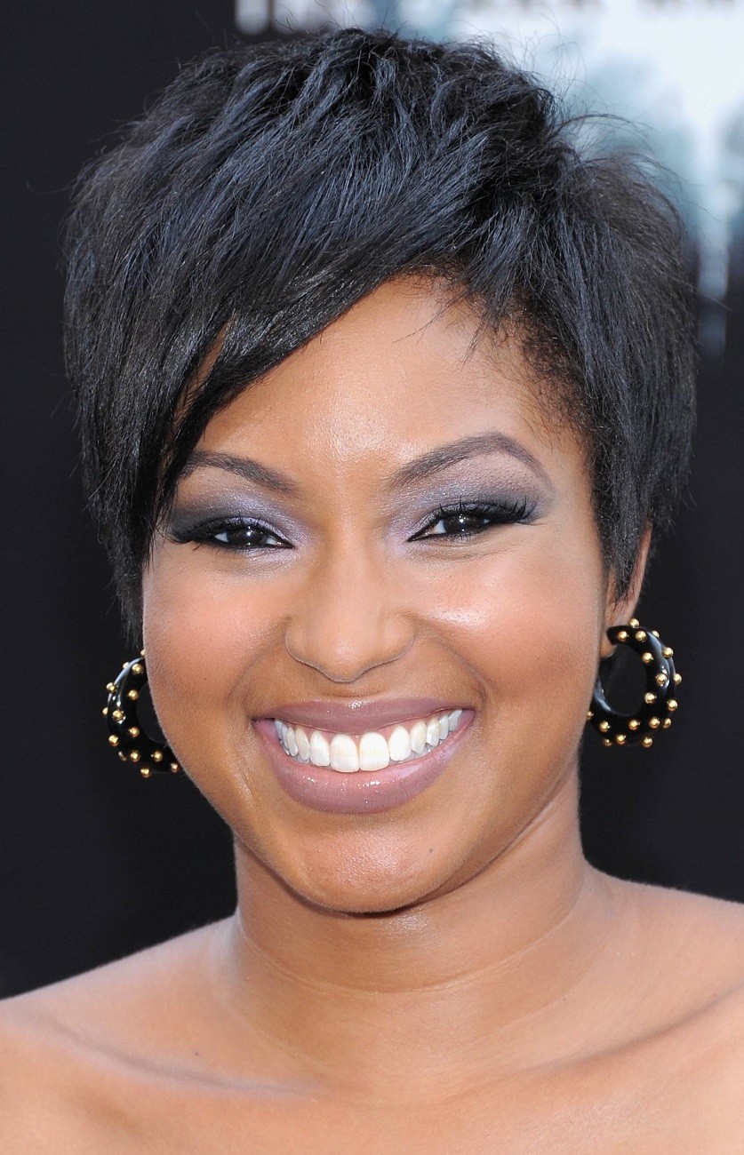 Tremendous Short Haircut For Thick Hair African American Round Faces