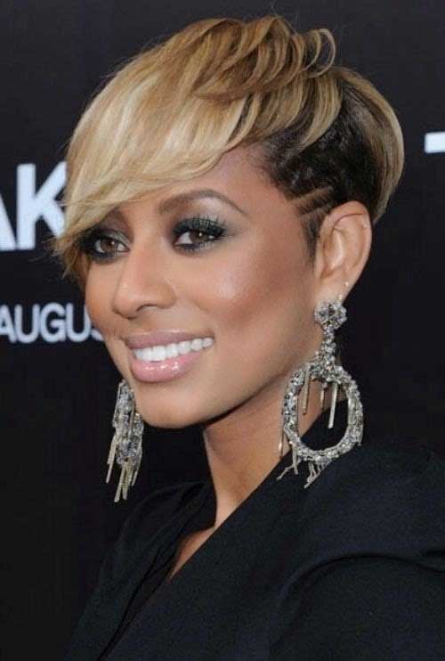 5 Short Sophisticated haircuts with curls natural colored on bangs African American