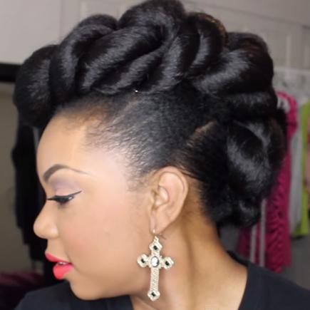 Best Natural Wavy Wedding Hairstyle for Black Women
