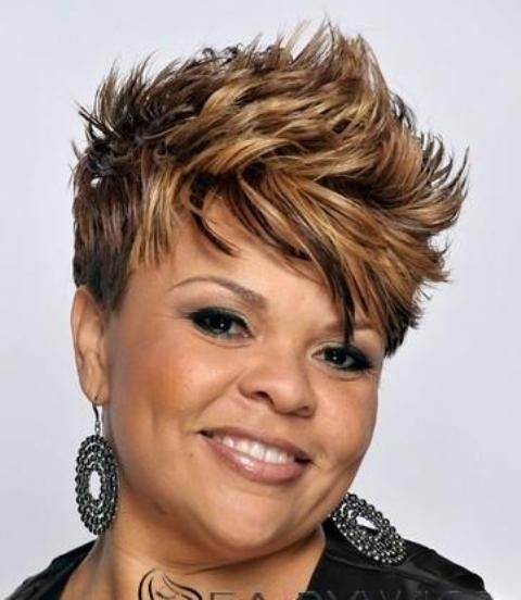 Awesome short Haircut Wavy African American over 40