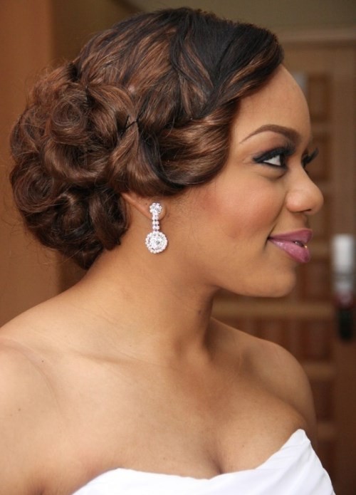 Best Wedding Hairstyle Heart Faces for Black Women