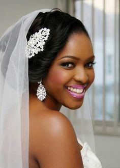 Best Wedding Hairstyle for Black Women Wavy