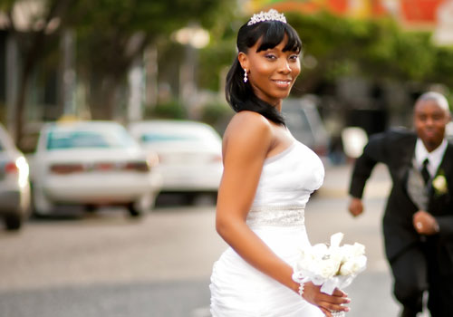 Best Wedding Hairstyle on Bangs for Black Women