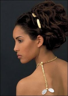 Best Wedding Hairstyle on loose up do for Black Women