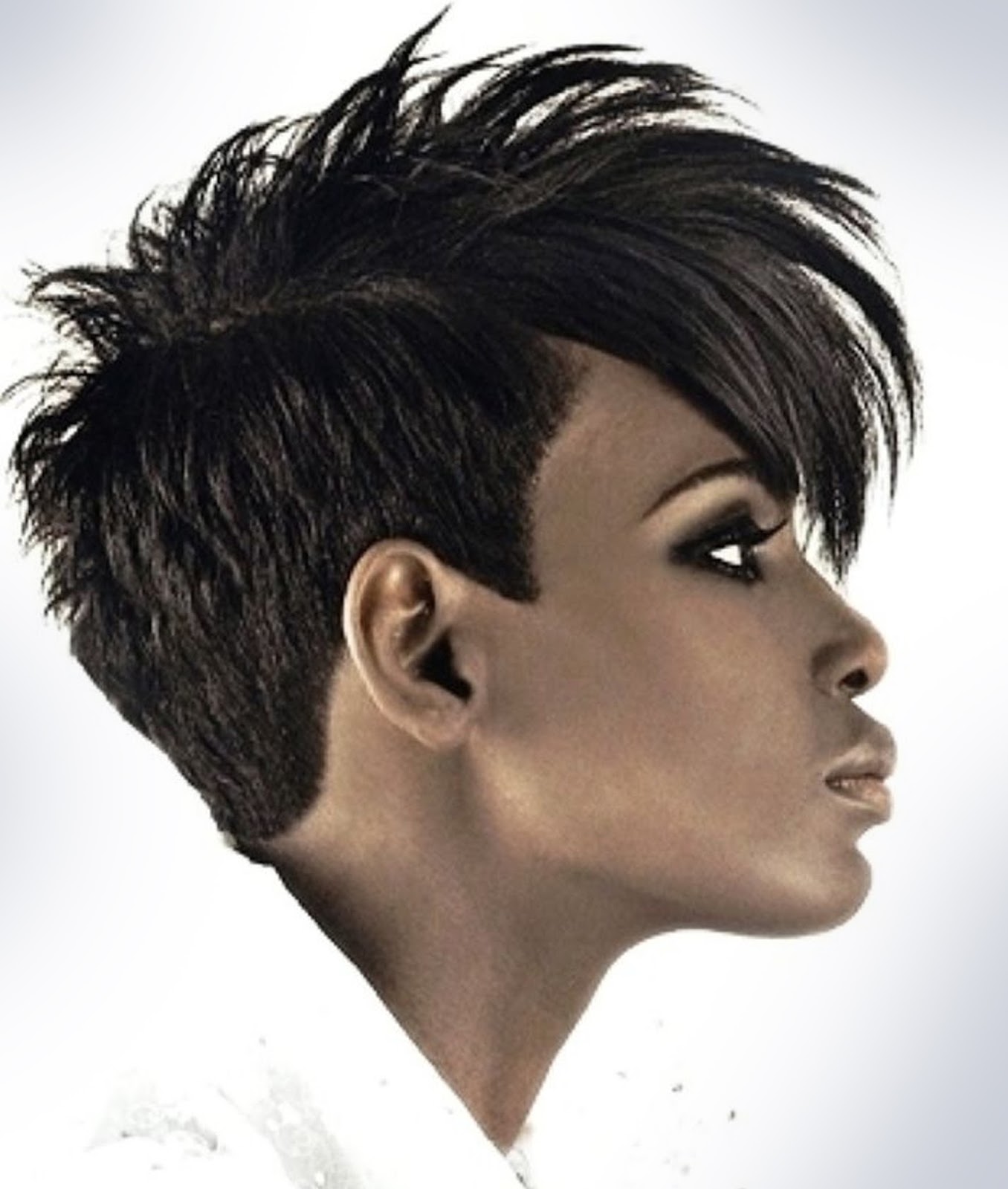 Stunning Short French Natural haircut African American