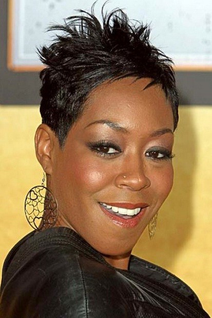 Adorable short haircut long faces over 40’s African American