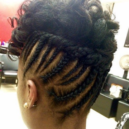 exquisitely-wedding-cornrow-and wavy-natural