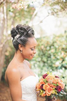 eye-catching-wedding-hairstyle-on-side-loose-up-do-black