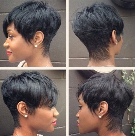 adorable-wedding-short-hair-with-bangs-black