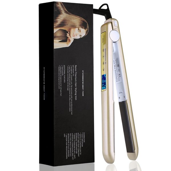 KIPOZI 1 pouce Pro Nano-Titanium Flat Iron