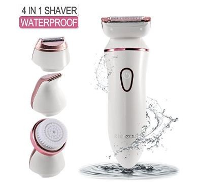 ETEREAUTY 4 in1 Electric Ladies' Wet Dry Shaver