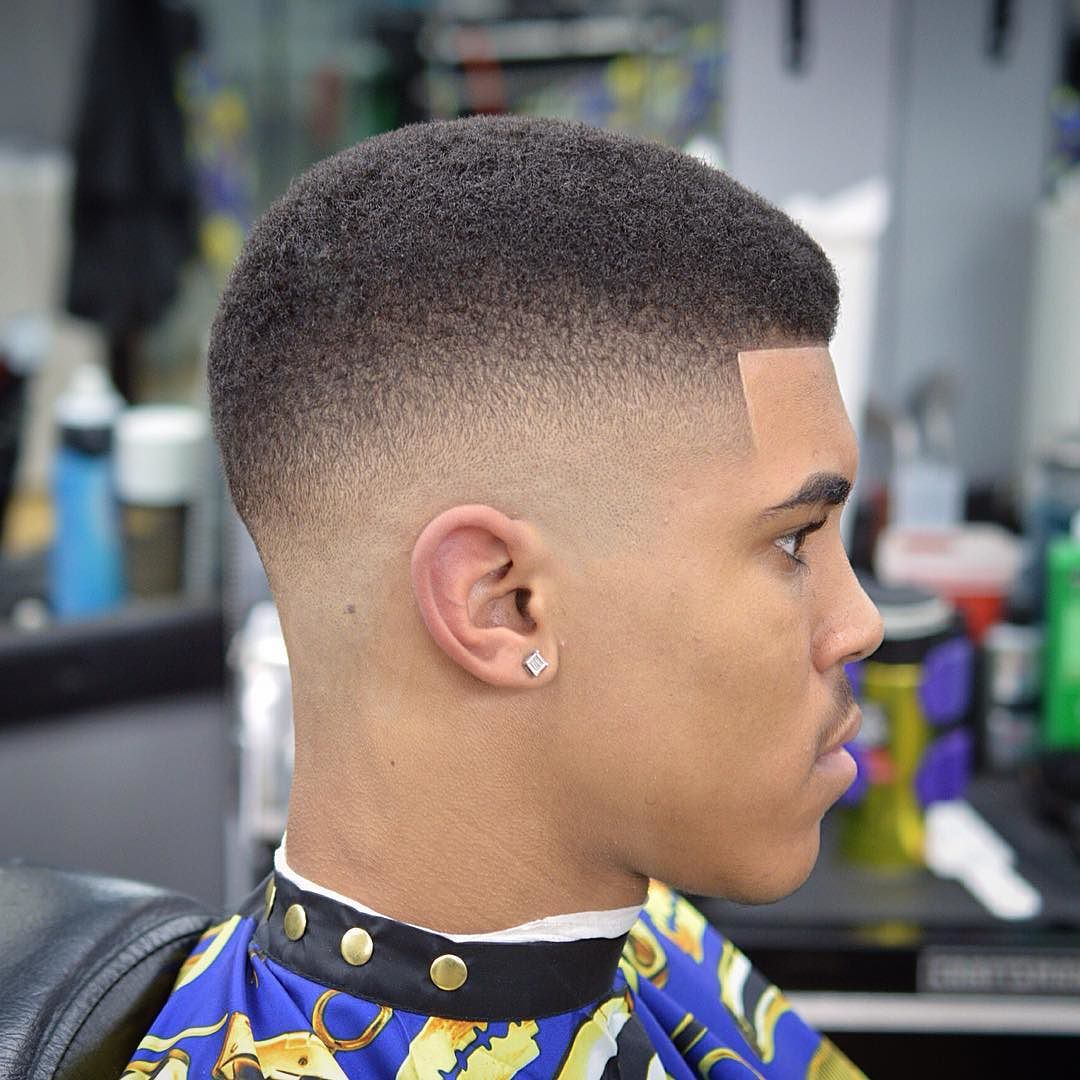 african Short Hair With Fade haircut