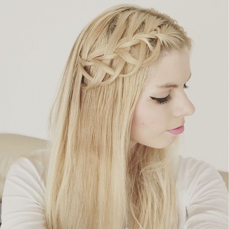 loop braid hairstyle