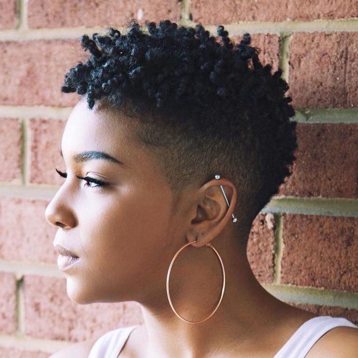 short natural hairstyle