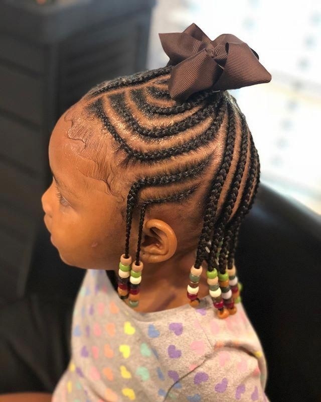 50 Beautiful Kids Braids with Beads Hairstyle Ideas  Braids for kids, Kids  hairstyles, Black kids braids hairstyles