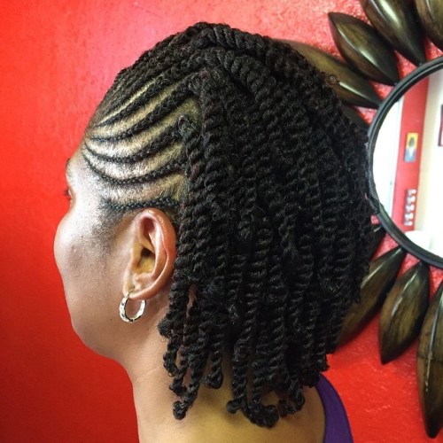 Cornrows With Twists