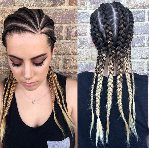 White Girl Cornrows