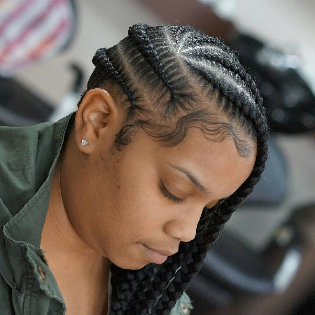 cornrow braided hairstyles